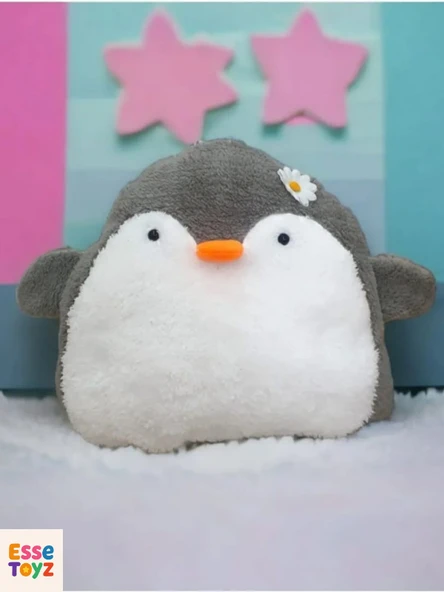 40 cm Sevimli Peluş Penguen Yastık-uyku Arkadaşı-oyuncak çocuk Odası Yastığı-hediyelik - 6