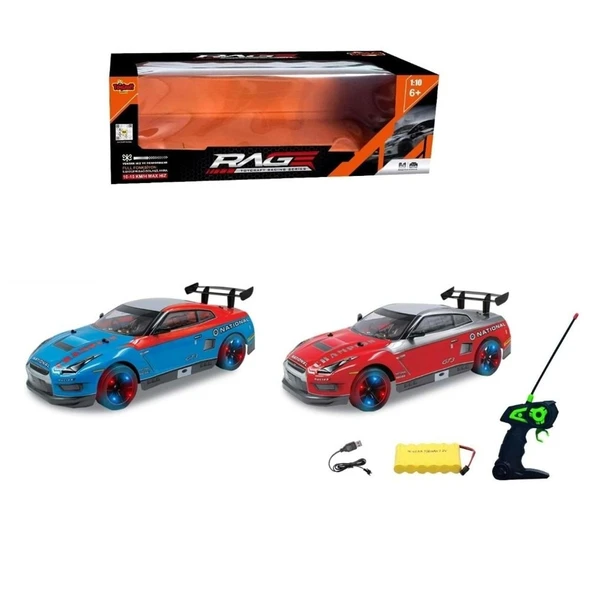 TOYCRAFT RacerX 1:10 Ölçek Uzaktan Kumandalı Yüksek Hızlı Yarış Arabası (10–15 km/h) - 2
