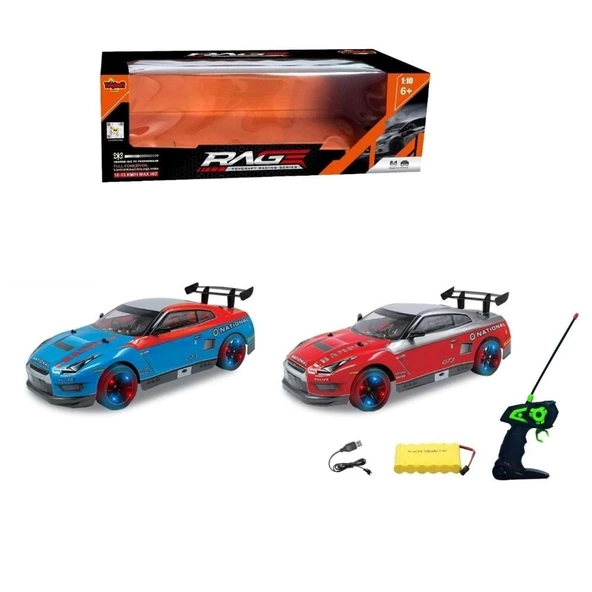 TOYCRAFT RacerX 1:10 Ölçek Uzaktan Kumandalı Yüksek Hızlı Yarış Arabası (10–15 km/h) - 2