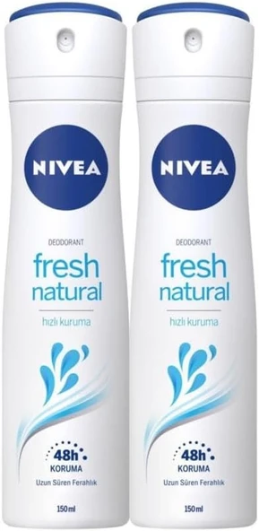 Nivea Fresh Bayan Deosprey 150 Ml 2'Li Paket ürün görseli