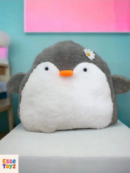 40 cm Sevimli Peluş Penguen Yastık-uyku Arkadaşı-oyuncak çocuk Odası Yastığı-hediyelik - 5