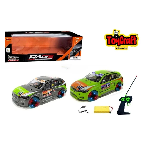 TOYCRAFT VelocityX  1:10 Ölçekli Şarjlı Uzaktan Kumandalı Yarış Arabası 10–15 km/h - 2