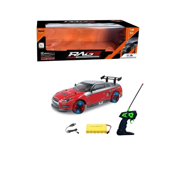TOYCRAFT RacerX 1:10 Ölçek Uzaktan Kumandalı Yüksek Hızlı Yarış Arabası (10–15 km/h)