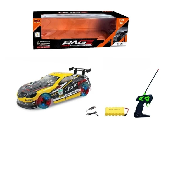 TOYCRAFT RoadStorm 1:10 Ölçekli Şarjlı Uzaktan Kumandalı Yarış Arabası (10–15 km/h)