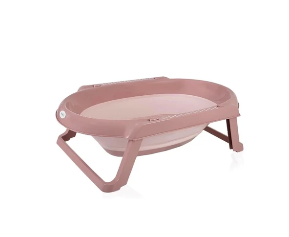 Babyjem Katlanır Banyo 5'li Küvet Seti 596 Somon - Resim 2