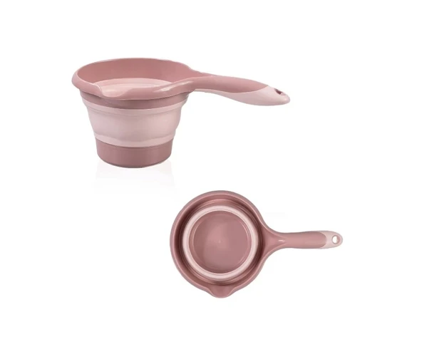 Babyjem Katlanır Banyo 5'li Küvet Seti 596 Somon - Resim 6