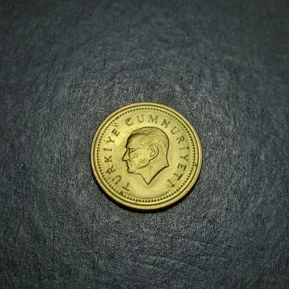 Escoines 39963688983332245f 1999 Pirinç 5000 Lira Çil/Proof Para - Resim 3