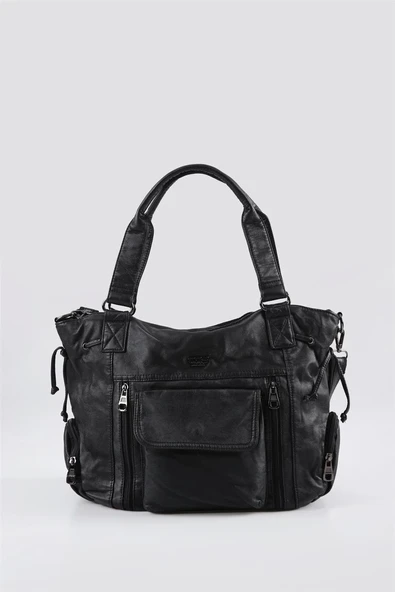 Giwer Siyah Cilt Omuz Çantası ürün görseli