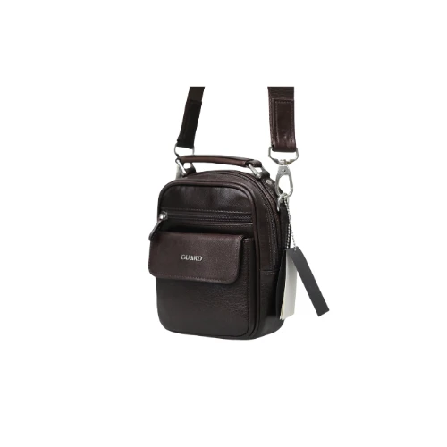 Guard Kahverengi Hakiki Deri Mini Kristal El Çantası - GRD250802WT1846 - Resim 4