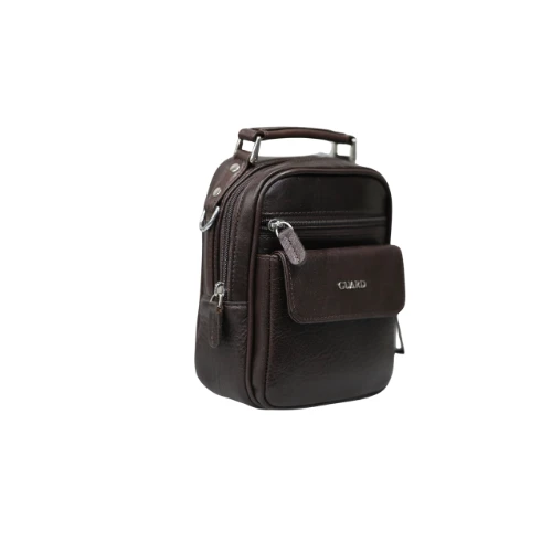 Guard Kahverengi Hakiki Deri Mini Kristal El Çantası - GRD250802WT1846 - Resim 2