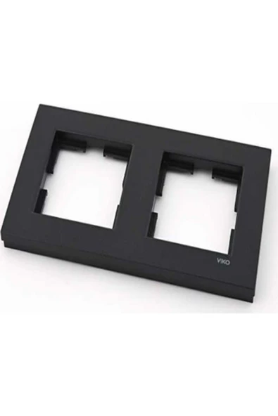 Viko Novella İkili Yatay Çerçeve Siyah ürün görseli 1