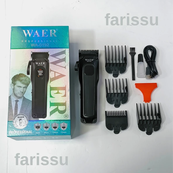 WA-0192 Profesyonel Saç Kesme Makinesi, 7000 RPM Motorlu, 120 Dakika Çalışma Süreli - 2