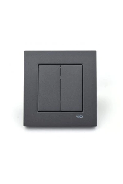 Viko Novella Komütatör Füme (Çerçeve Dahil) ürün görseli 1