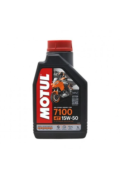 7100 15w-50 %100 Sentetik Motosiklet Yağı (1 LT.)