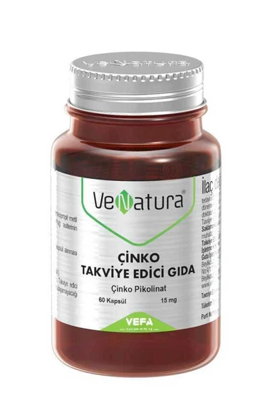 Venatura Çinko Pikolinat 15 Mg 60 Kapsül ürün görseli