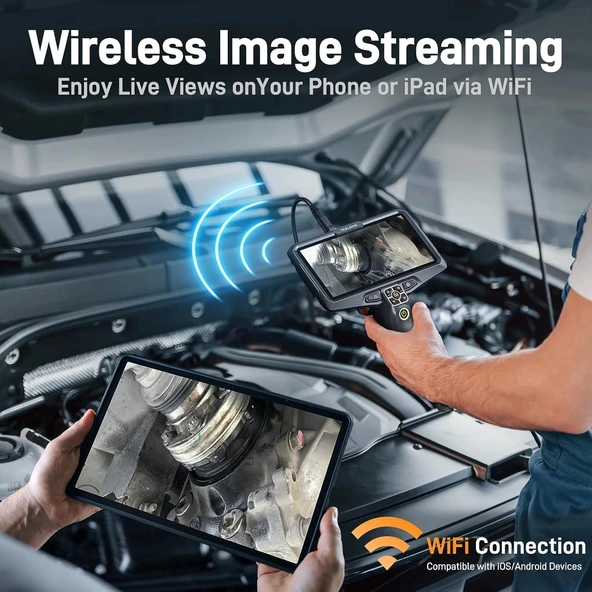 Teslong Ultra İnce 3.9 mm Endüstriyel Endoskop - 6 Inc - 1.5m Kablo - 2