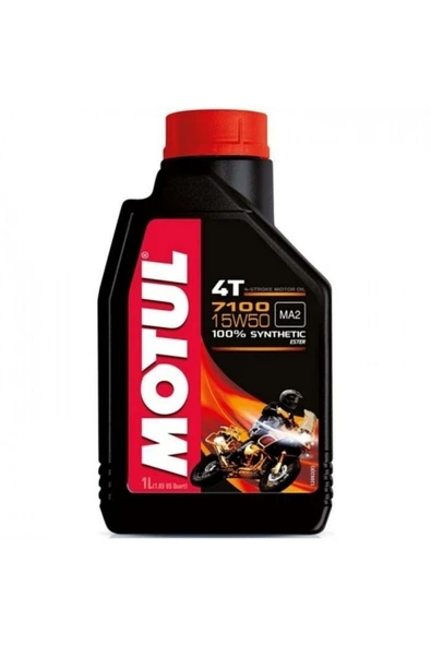 7100 15w-50 %100 Sentetik Motosiklet Yağı (1 LT.)