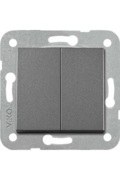Viko Novella Füme Komütatör Çerçevesiz ürün görseli 1