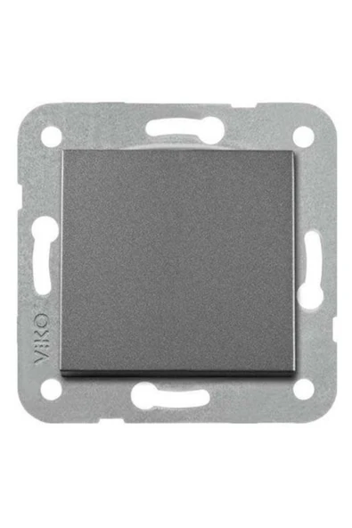 Viko Artline Novella/Trenda Füme Tekli Anahtar - Çerçevesiz ürün görseli 1