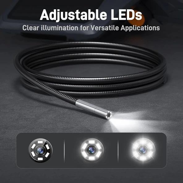 Teslong Ultra İnce 3.9 mm Endüstriyel Endoskop - 6 Inc - 1.5m Kablo - 6