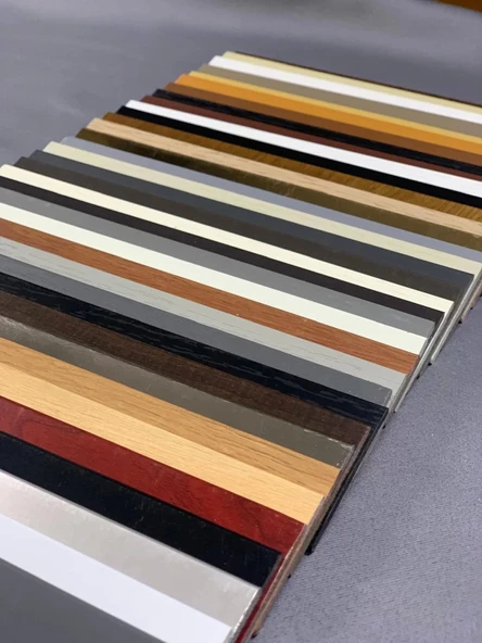 NİVEMESHOME SİYAH AHŞAP JALUZİ 50 MM REDÜKTÖRLÜ+KURDELALI PERDE - Resim 4