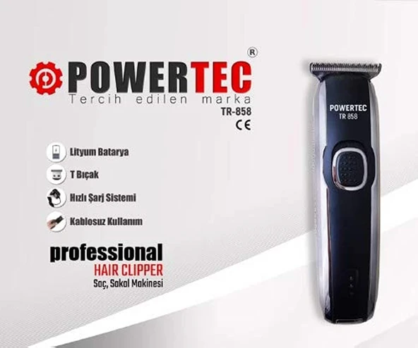 POWERTEC TR858  ENSE SAKAL TRAŞ MAKİNASI ürün görseli 1