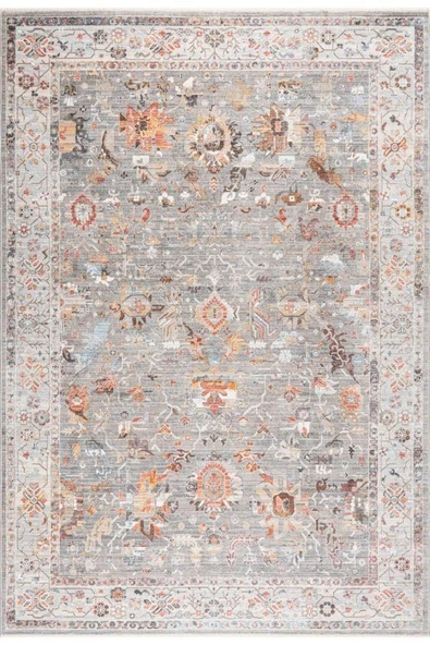 Pastel Halı Discovery 1513A Gri Pembe Salon Oturma Yatak Odası Halısı ürün görseli 1