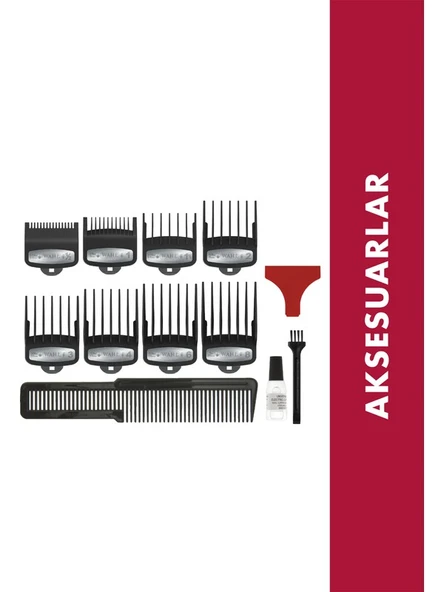 Wahl 8148 Cordless Magic Clip Kablolu/Kablosuz Profesyonel Saç Kesme Makinesi - Resim 2