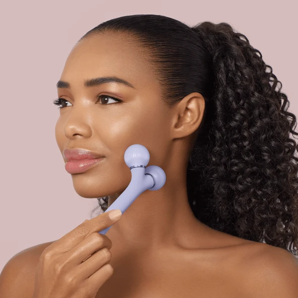 GESKE Titreşimli Yüz Şekillendirici Roller Masaj Cihazı Sonic Facial Roller - Resim 5