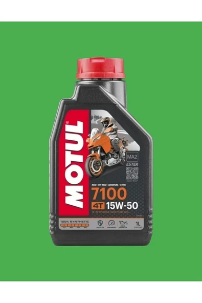 7100 4T 15W-50 Tam Sentetik Motor Yağı 1 Litre - 2