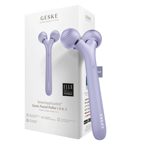 GESKE Titreşimli Yüz Şekillendirici Roller Masaj Cihazı Sonic Facial Roller ürün görseli