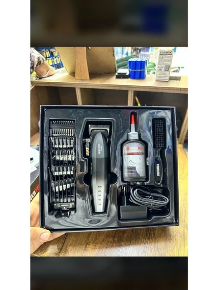 POWERTEC TR-4100 Tam Profesyonel Yeni Nesil Saç Tıraş Makinesi Yenilenen Kutu Içeriği - 2