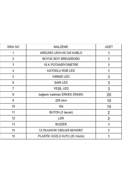 Fapatech Arduino Süper Set Meb Müfredatı-robotik Kodlama Dersi - 3