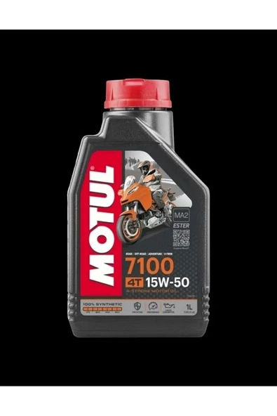 7100 4T 15W-50 Tam Sentetik Motor Yağı 1 Litre - 3