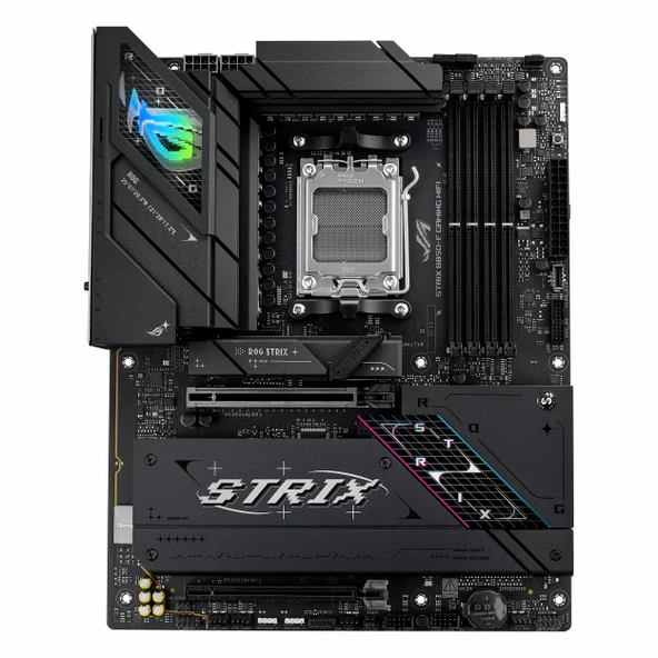 Asus ROG Strix B850-F Gaming WiFi DDR5 (8000MHz)OC M.2 HDMI/DP/USB-C PCIe 5.0 AM5 ATX Anakart - Resim 2