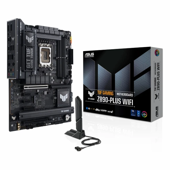 Asus TUF Gaming Z890-Plus WiFi DDR5 (9066MHz)OC M.2 HDMI/DP/USB-C PCIe 5.0 1851P ATX Anakart ürün görseli 1