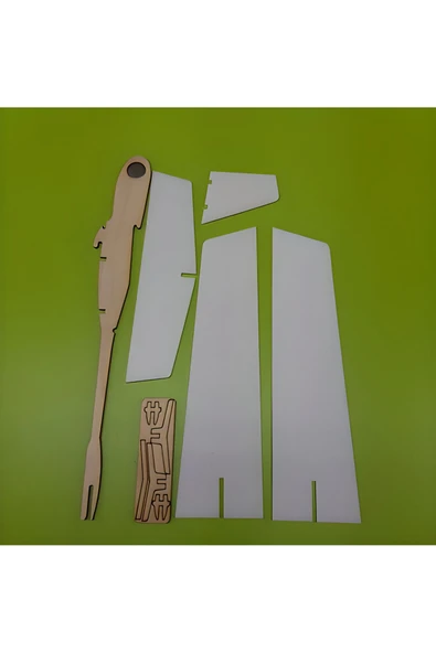 Fapatech Baykuş Lastik Motorlu Model Uçak Stem Eğitim Seti - Resim 2