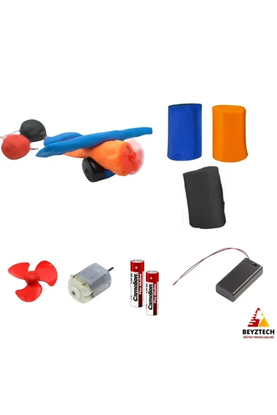 Fapatech Anka Mavi Uçak Oyun Hamuru Seti – Eğlenceli ve Eğitici Deneyim! (E-PDF İçerikli) ürün görseli