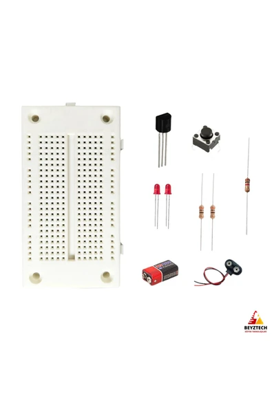Fapatech NPN Transistör Devre Seti Temel Elektronik Devre Eğitim Seti / E-Pdf İçerikli ürün görseli