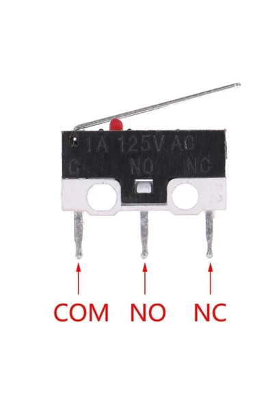 Fapatech Limit Anahtarı Basma Düğmesi Anahtarı 1a 125v Ac Fare Anahtarı 3pins Mikro Anahtar - 2 Adet - Resim 2