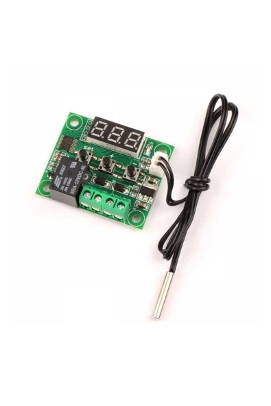 Fapatech Röle Çıkışlı Dijital Termostat, Sıcaklık Kontrol Kartı - W1209 - Resim 3