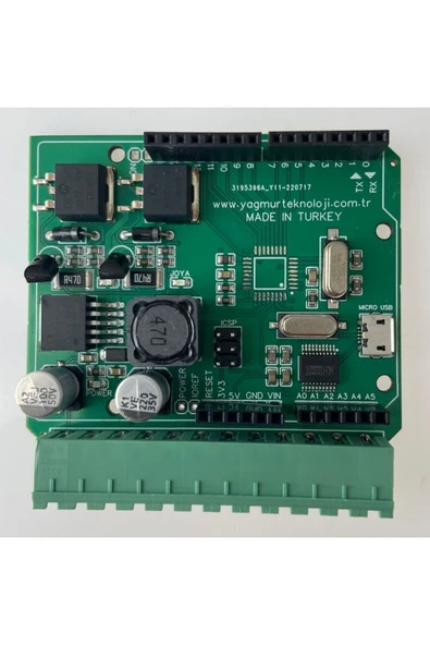 Fapatech Atmega328p İşlemci Güç Regülatörlü  Arduino Kartı Micro Usb - Resim 3