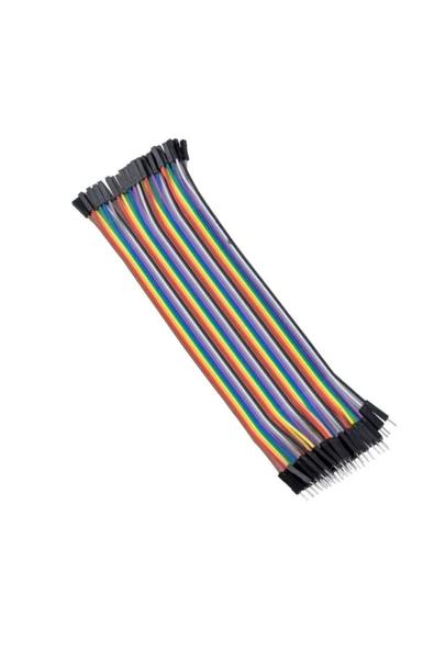 Fapatech 40lı Ayrılabilen Erkek-erkek Jumper Kablo - 20cm- Arduino Uyumlu ürün görseli