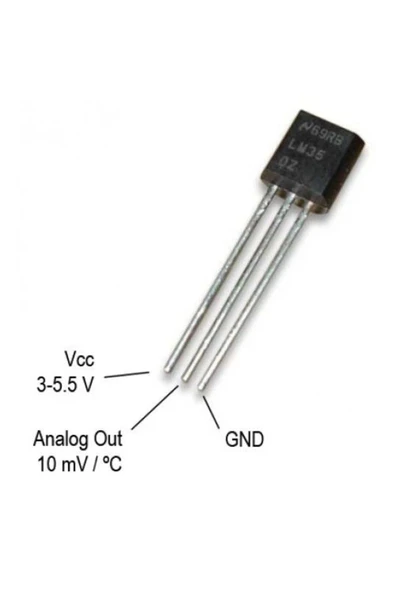 Fapatech Lm35 Sıcaklık Sensörü (orjinal) - 3