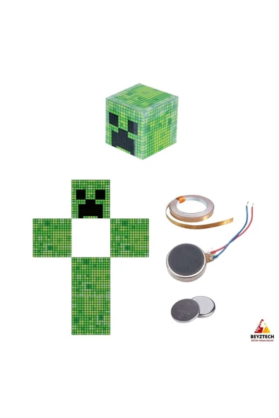 Fapatech Origami Yeşil Küp Kağıt Devre Kendin Yap Seti –STEM Eğitici-E- Pdf içerikli - Resim 2