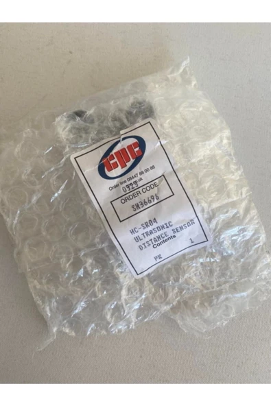 Fapatech Arduino Projeleri Ultrasonik Mesafe Sensörü (hc-sr04) Ultrasonık - Resim 4