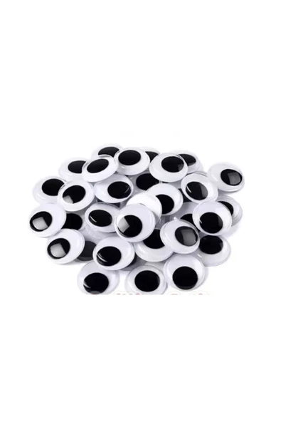 Fapatech Oynar Plastik Göz Oyuncak Göz 20 MM (50 Adet) ürün görseli