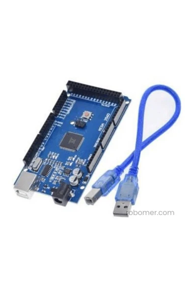 Fapatech Arduino Mega 2560 R3 CH340 Klon Geliştirme Kartı + Kablo Hediyeli - 3