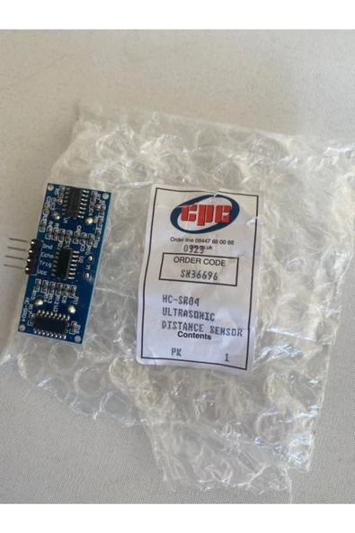 Fapatech Arduino Projeleri Ultrasonik Mesafe Sensörü (hc-sr04) Ultrasonık - Resim 3