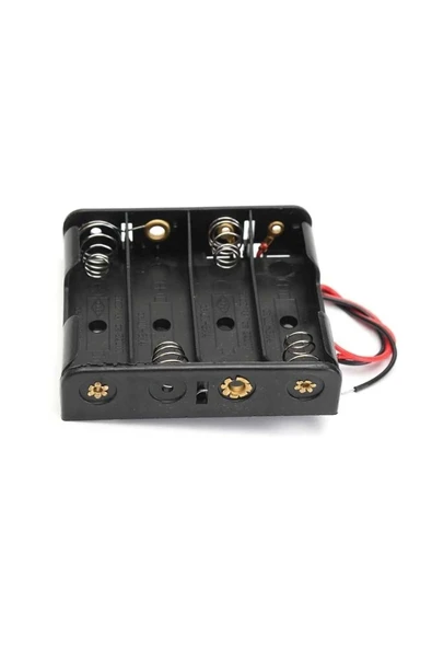 Fapatech 4lü Aa Pil Yuvası - Pil Yatağı, Dörtlü , Aa Pil Kutusu ürün görseli